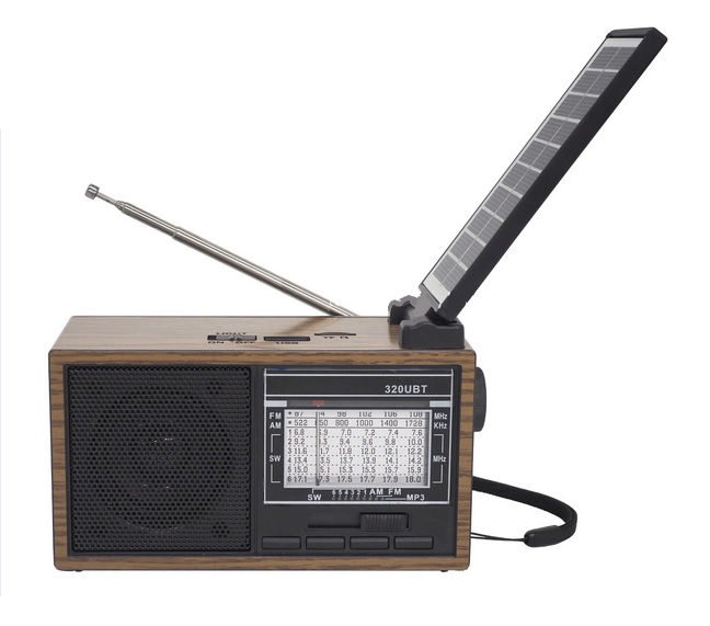 Επαναφορτιζόμενο ραδιόφωνο με ηλιακό πάνελ – RD321UBT-S - 803216