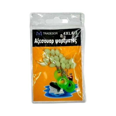 832520 Στόπερ με φλοτέρ ανύψωσης πετονιάς φωσφορίζον - 4XL/3 - 832520