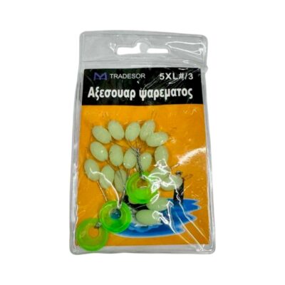 832521 Στόπερ με φλοτέρ ανύψωσης πετονιάς φωσφορίζον - 5XL/3 - 832521