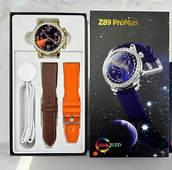 Smartwatch με 2 λουράκια - Z89 PRO MAX - 880785 - Orange