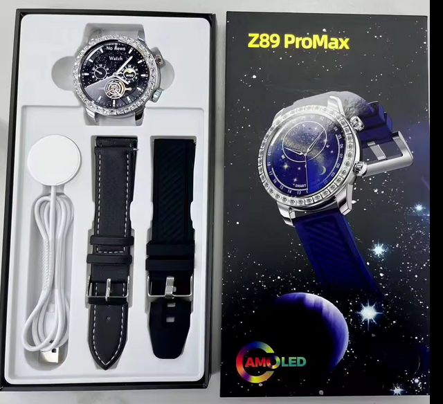 Smartwatch με 2 λουράκια - Z89 PRO MAX - 880785 - Black