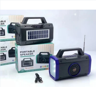 Ασύρματο ηχείο Bluetooth με ηλιακό πάνελ - P418 - 884676 - Blue