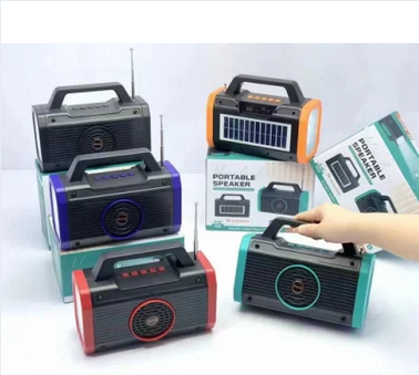 Ασύρματο ηχείο Bluetooth με ηλιακό πάνελ - P418 - 884676 - Red