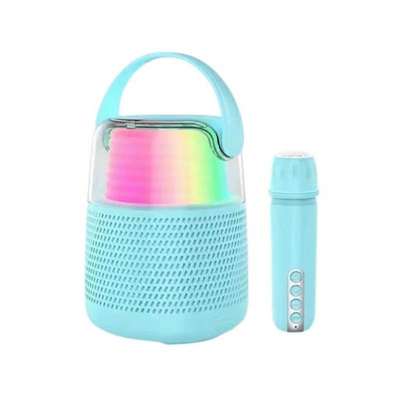Ασύρματο ηχείο Bluetooth με μικρόφωνο Karaoke - KMS-151 - 885499 - Blue