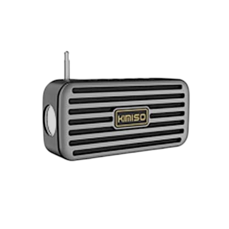 Ασύρματο ηχείο Bluetooth με φακό - KMS-03A - 885888 - Grey