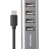 Αντάπτορας USB 2.0 Hub με 4 θύρες - Type-C - CL-122T - AWEI - 888070