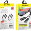 Αντάπτορας Lightning male σε Jack 3.5mm/Lightning female - CL-73 - AWEI - 888148
