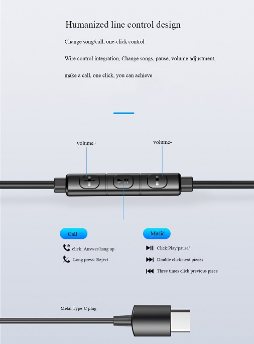 Ενσύρματα ακουστικά - TC-2 - Type-C - AWEI - 889206