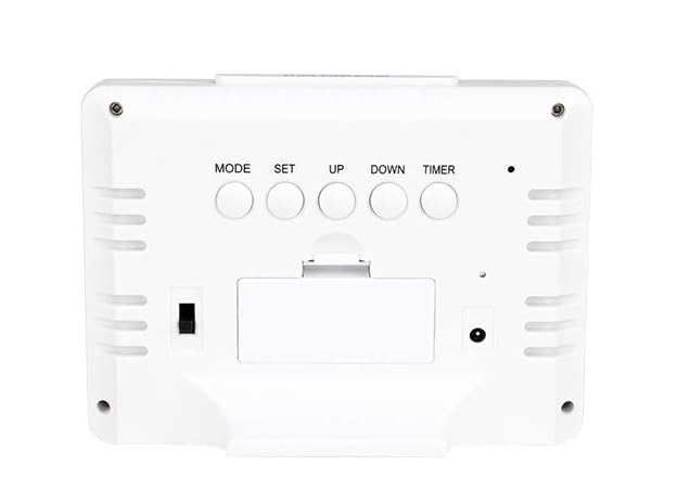 Ψηφιακό ρολόι – Ξυπνητήρι - 2000WJ - 902002 - White