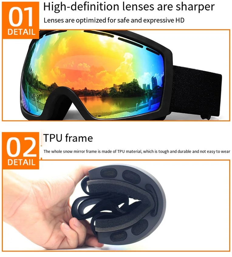 Μάσκα Σκι - HX001 - 920662 - White/Silver Mirror