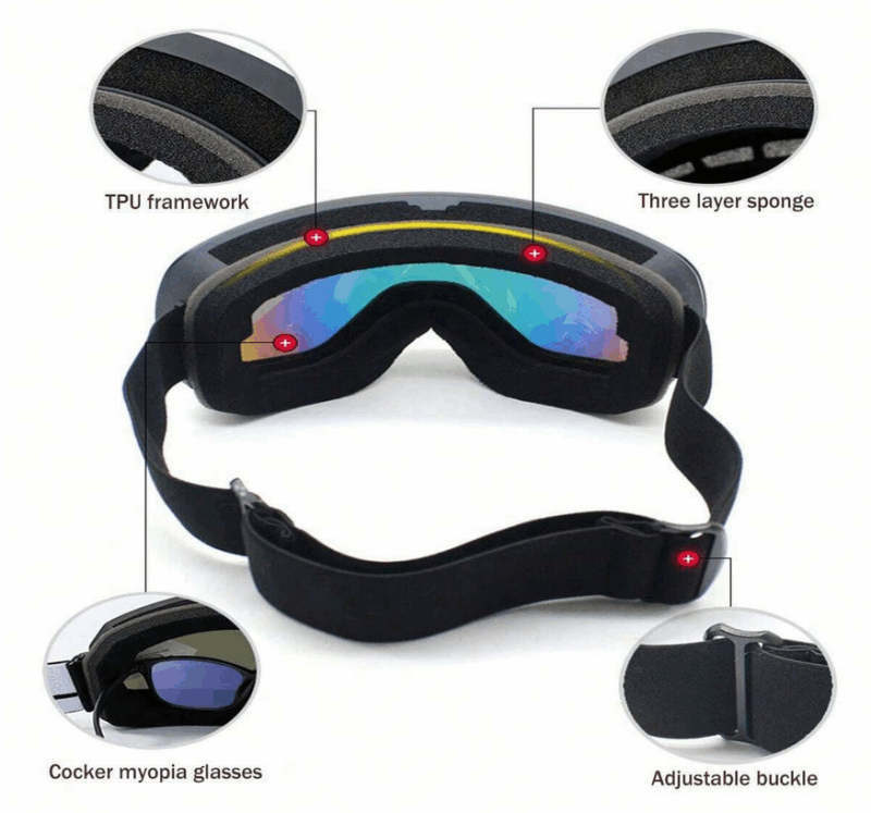 Μάσκα Σκι - HX001 - 920662 - White/Silver Mirror