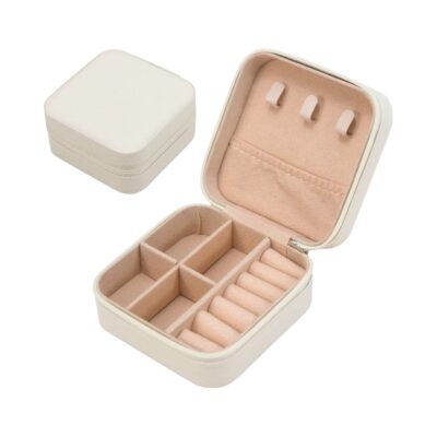 922132-4 Θήκη οργάνωσης κοσμημάτων mini με φερμουάρ - LD1006 - 922132 - White