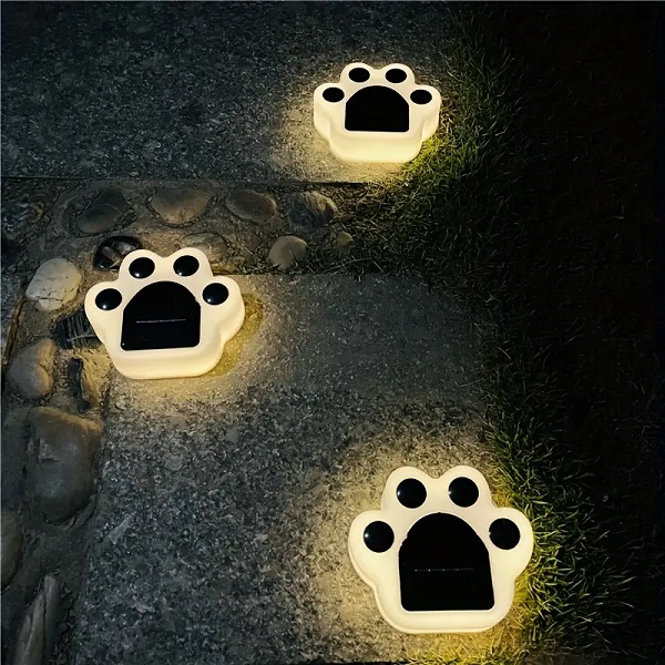 Ηλιακό φωτιστικό κήπου LED - Πατούσα - 4pcs - 942010