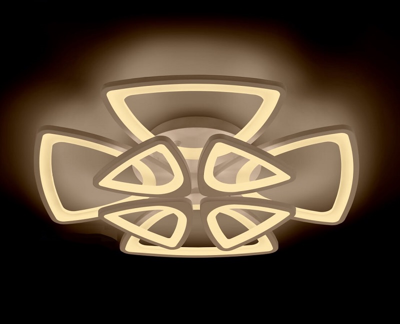 Φωτιστικό οροφής LED - Πλαφονιέρα με Dimmer - 5133-8WH+RGB - 943697