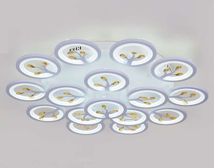 Φωτιστικό οροφής LED - Πλαφονιέρα με Dimmer - 5156-15WH - 943734