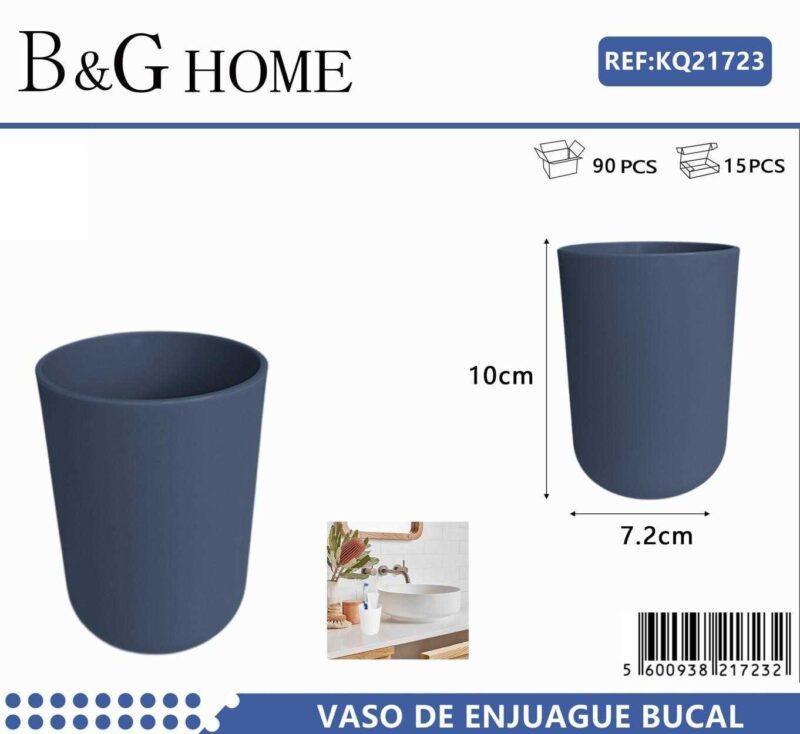 Θήκες οδοντόβουρτσας πλαστικές σε σετ 5Χ - Blue - 21723