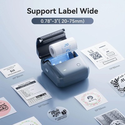 NIIMBOT smart θερμικός εκτυπωτής ετικετών B31, 203dpi, Bluetooth, μπλε