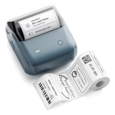 B31-BL NIIMBOT smart θερμικός εκτυπωτής ετικετών B31, 203dpi, Bluetooth, μπλε