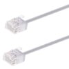 POWERTECH καλώδιο δικτύου CAB-N444, Cat 6A U/UTP, ultra slim, copper, 500MHz, 7.5m, γκρι