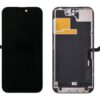 TW INCELL LCD για iPhone 14 Pro, camera-sensor ring, earmesh, μαύρη