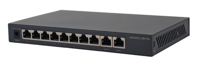 MERCUSYS Desktop Switch MS110GMP, 8x 10/100/1000Mbps PoE+, 2x Gigabit, Ver. 1.0