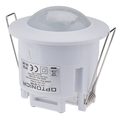 OPTONICA αισθητήρας κίνησης 7317, χωνευτός, 360°, 6m, IP20, λευκός