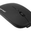 POWERTECH ασύρματο ποντίκι PT-1381, 2.4GHz & Bluetooth, έως 1600DPI, 500mAh, μαύρο