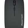 POWERTECH ασύρματο ποντίκι PT-1381, 2.4GHz & Bluetooth, έως 1600DPI, 500mAh, μαύρο