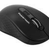 POWERTECH ασύρματο ποντίκι PT-1466, USB δέκτης, έως 1600DPI, μαύρο