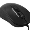 POWERTECH ενσύρματο ποντίκι PT-1467, οπτικό, έως 1600DPI, μαύρο