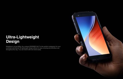 DOOGEE smartphone S41T, 5.5", 4/64GB, 6300mAh, IP68/IP69K, πορτοκαλί
