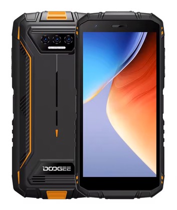 DOOGEE smartphone S41T, 5.5", 4/64GB, 6300mAh, IP68/IP69K, πορτοκαλί