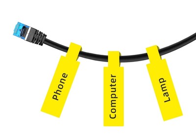 T12.5X74-35-65-YEL-1 NIIMBOT ρολό θερμικών αυτοκόλλητων ετικετών T12.5X74+35-65-YEL, 12.5x74mm, 65 ετικέτες, κίτρινο