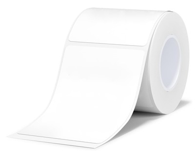T40X60-125-WH NIIMBOT ρολό θερμικών αυτοκόλλητων ετικετών T40X60-125-WH, 40x60mm, 125 ετικέτες, λευκό