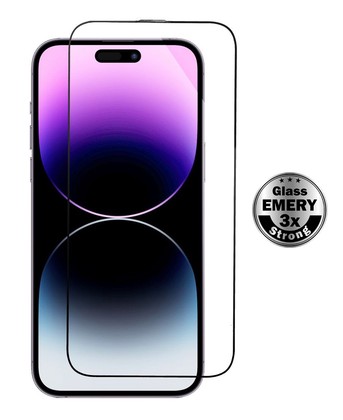 POWERTECH tempered glass Emery 5D TGC-0758 για iPhone 15 Pro, full glue