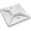 POWERTECH αυτοκόλλητη βάση δεματικών TIES-004, 30x30mm, 50τμχ, λευκό