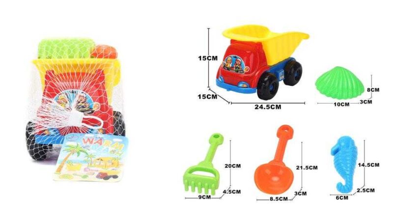 Σετ παιχνίδια παραλίας - 700-4 - 215694