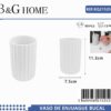 Θήκες οδοντόβουρτσας πλαστικές σε σετ 5Χ - White - 21525