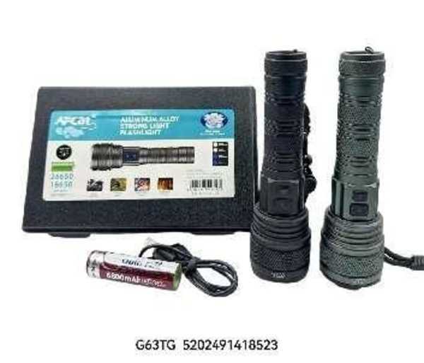 Επαναφορτιζόμενος φακός LED - G63CTG - 418523