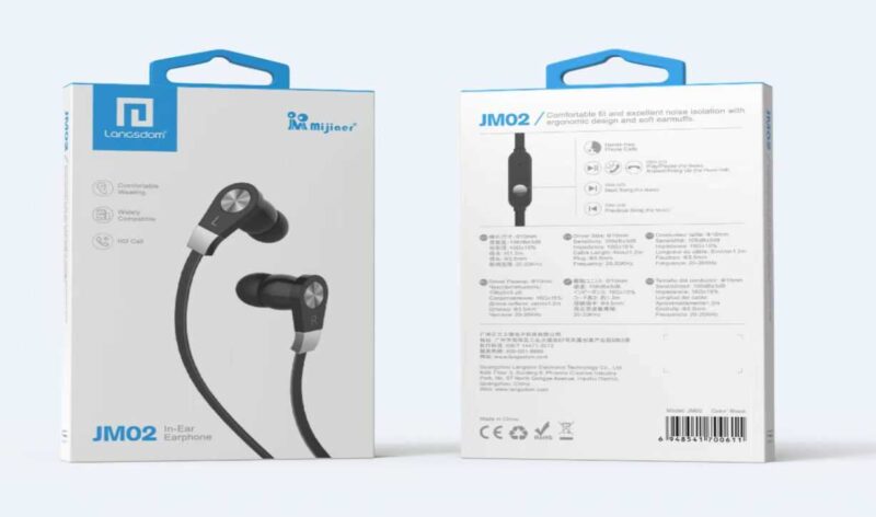 Ενσύρματα ακουστικά - JM-02 - 700802 - Red