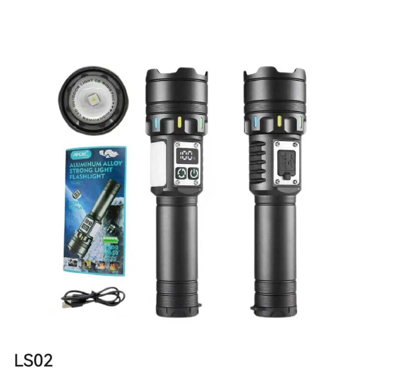 Επαναφορτιζόμενος φακός LED - FA-LS02-TG - 817513