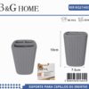 Θήκες οδοντόβουρτσας πλαστικές σε σετ 5Χ - Grey - 21602