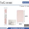 Αντιολισθητικό πατάκι μπάνιου - M0826 - 36x66cm - Light Pink - 21079