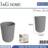 Θήκες οδοντόβουρτσας πλαστικές σε σετ 5Χ - Grey - 21615