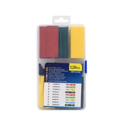 image-1 Θερμοσυστελλόμενοι σωλήνες – Σωλήνες συρρίκνωσης 120τεμ. W11336 - Hest Shrink Sleeves