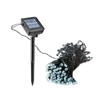 led-lampakia-xrisoygenon Χριστουγεννιάτικα Ηλιακά Λαμπάκια με Φωτοβολταϊκό Πάνελ 20m 200L Ψυχρό Χρώμα - Christmas solar LED lights White Color