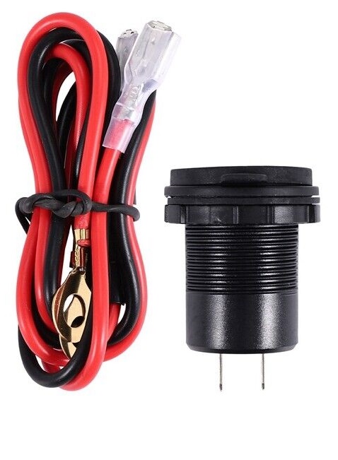 Σταθερή θύρα φόρτισης USB οχημάτων με βολτόμετρο - Quick Charger - 1540405/06 - 507935