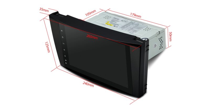 Ηχοσύστημα αυτοκινήτου 2DIN - Mercedes - E-Class - Android - 02'-08' - JA-8370