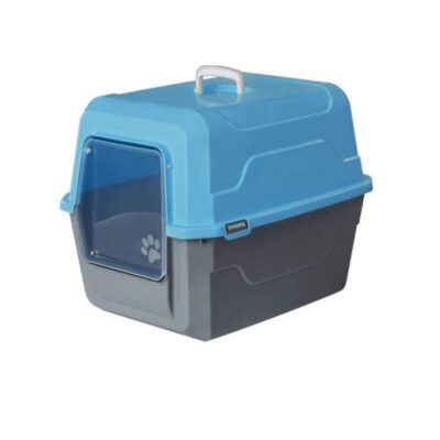 006156 Λεκάνη γάτας κλειστή - Catbus - 52x37x48cm - 006156 - Light Blue