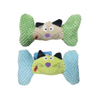 0102150 Λούτρινο Παιχνίδι Σκύλου Σχήμα Κόκκαλο 18cm - Plush Dog Toy Bone Shape